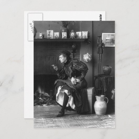 Frances Benjamin Johnston, 1896 Briefkaart (Voorkant / Achterkant)