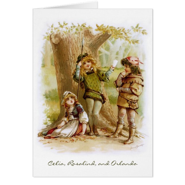 Frances Brundage: Celia, Rosalind en Orlando (Voorkant)