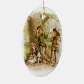 Frances Brundage: Celia, Rosalind en Orlando Keramisch Ornament (Rechts)