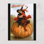 Frances Brundage: Halloween Witch Briefkaart (Voorkant)