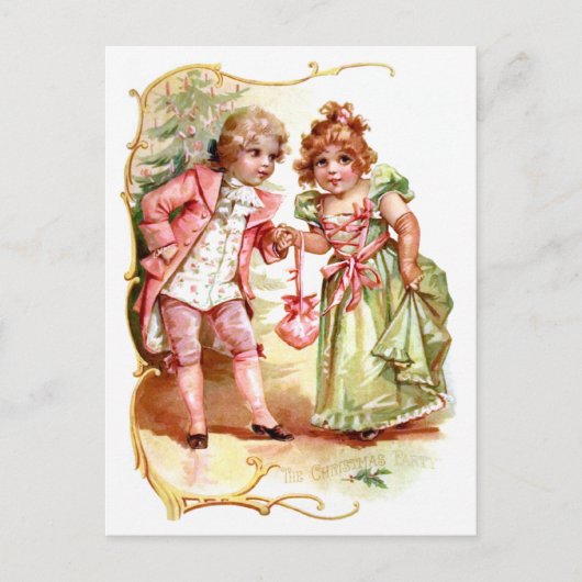 Frances Brundage: Het kerstfeest Feestdagenkaart (Voorkant)