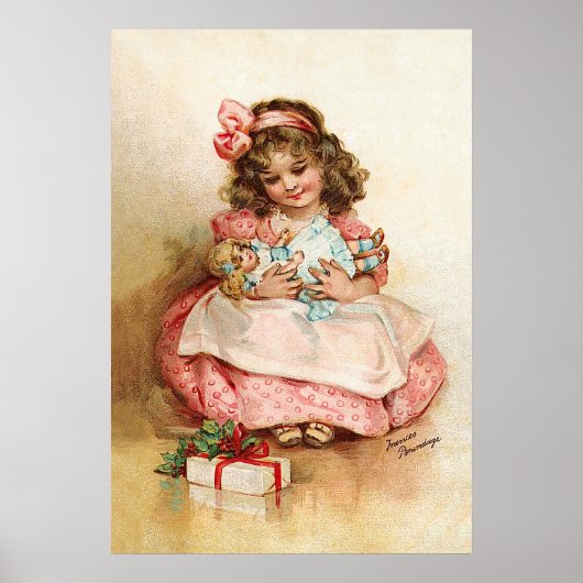 Frances Brundage - Meisje met Doll Poster (Voorkant)