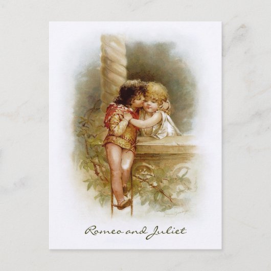 Frances Brundage: Romeo en Juliet Briefkaart (Voorkant)