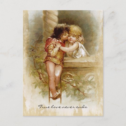 Frances Brundage: Romeo en Juliet Briefkaart (Voorkant)