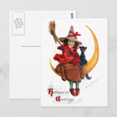 Frances Brundage: Witch op Sickle Moon Briefkaart (Voorkant / Achterkant)