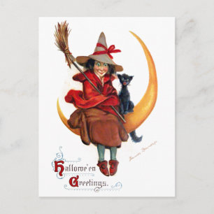 Frances Brundage: Witch op Sickle Moon Briefkaart