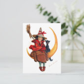 Frances Brundage: Witch op Sickle Moon Briefkaart (Staand voorkant)
