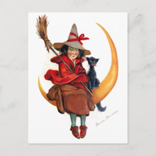 Frances Brundage: Witch op Sickle Moon Briefkaart
