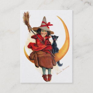 Frances Brundage: Witch op Sickle Moon Visitekaartje