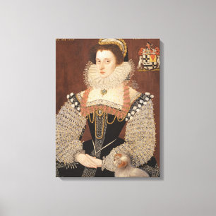 Frances Clinton, Lady Chandos (1552-1623) 1579 (oi Canvas Afdruk
