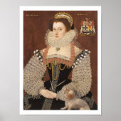 Frances Clinton, Lady Chandos (1552-1623) 1579 (oi Poster (Voorkant)