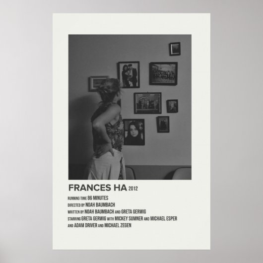 frances ha 2012 poster (Voorkant)
