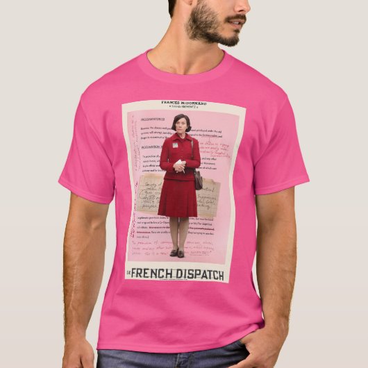 Frances McDormand als Lucinda Krementz T-shirt (Voorkant)