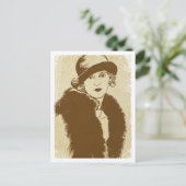 Frances - Roaring 20's Briefkaart (Staand voorkant)