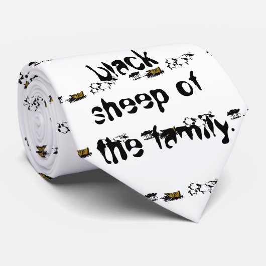 Frances the Black Sheep Stropdas (Opgerold)