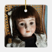 "Frances" Victorian Doll Ceramic Ornament (Achterkant)