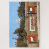 Frances, Zuid-Australië, plaatsingang bord Legpuzzel (Verticaal)