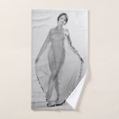 Francesca a Bella Ragazza, mooi italiaans meisje Bad Handdoek (Handdoek)