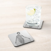 Francesca a Bella Ragazza, mooi italiaans meisje Bier Onderzetter (Rechterzijde)