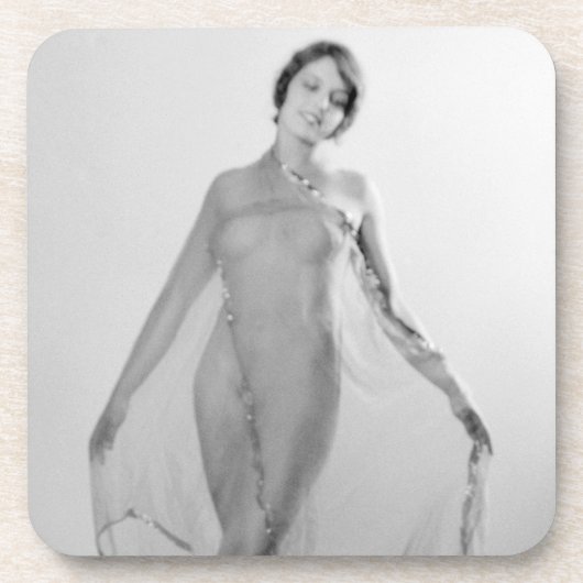 Francesca a Bella Ragazza, mooi italiaans meisje Bier Onderzetter (Voorkant)