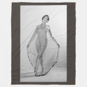 Francesca a Bella Ragazza, mooi italiaans meisje Fleece Deken (Voorkant)