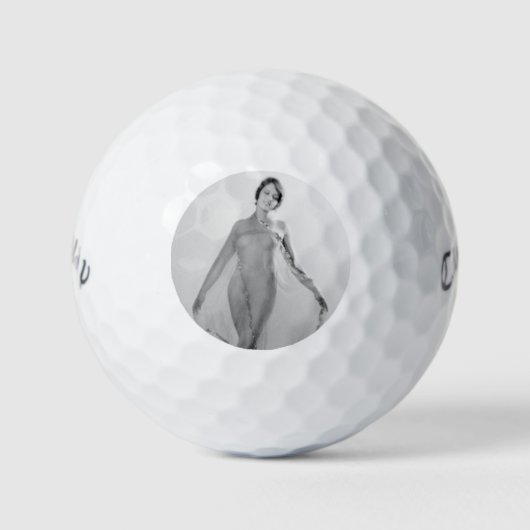 Francesca a Bella Ragazza, mooi italiaans meisje Golfballen (Voorkant)