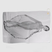 Francesca a Bella Ragazza, mooi italiaans meisje Golfhanddoek (Horizontaal)