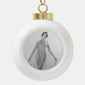 Francesca a Bella Ragazza, mooi italiaans meisje Keramische Bal Ornament (Voorkant)