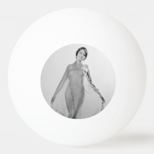 Francesca a Bella Ragazza, mooi italiaans meisje Pingpongbal (Voorkant)