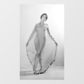 Francesca a Bella Ragazza, mooi italiaans meisje Raamsticker (Vel)