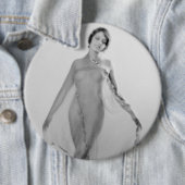 Francesca a Bella Ragazza, mooi italiaans meisje Ronde Button 6,0 Cm (In situ)