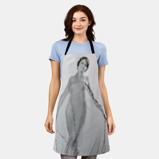 Francesca a Bella Ragazza, mooi italiaans meisje Schort (Gedragen)