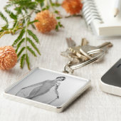 Francesca a Bella Ragazza, mooi italiaans meisje Sleutelhanger (Zijkant)