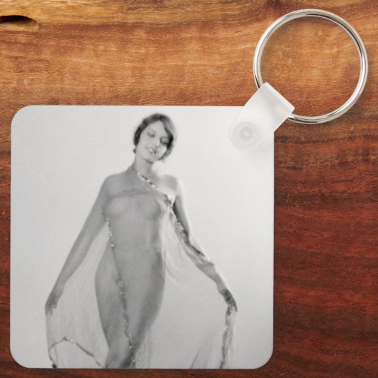 Francesca a Bella Ragazza, mooi italiaans meisje Sleutelhanger (Achterkant)