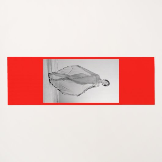 Francesca a Bella Ragazza, mooi italiaans meisje Yogamat (Achterkant (horizontaal))