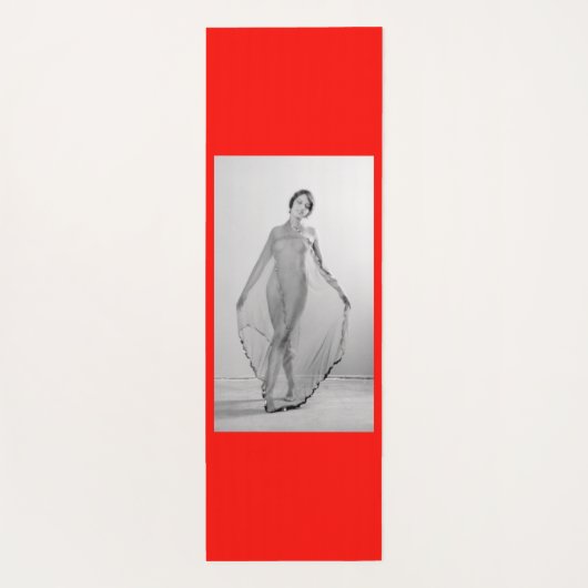 Francesca a Bella Ragazza, mooi italiaans meisje Yogamat (Achterkant)