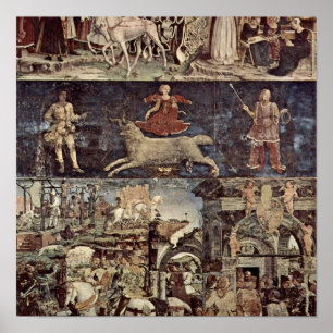 Francesco del Cossa - Triumph van Minerva Poster