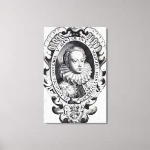 Francesco Gonzago, hertog van Mantua en Marquess Canvas Afdruk