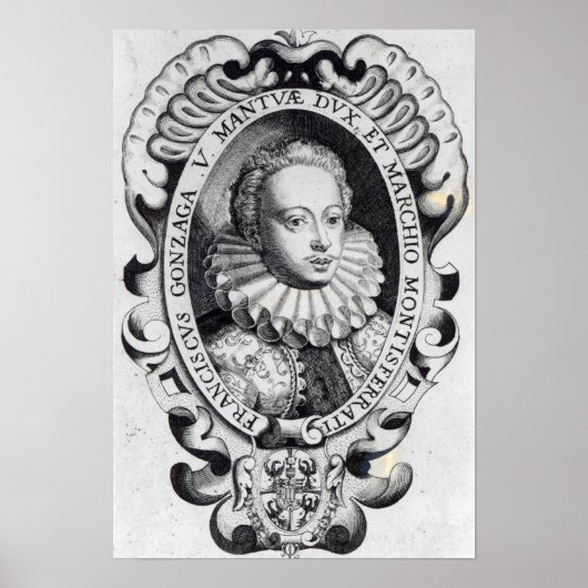Francesco Gonzago, hertog van Mantua en Marquess Poster (Voorkant)