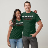 Francesco Grappig Retro Vintage Zonsondergang Fran T-shirt (Unisex)