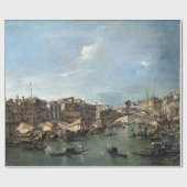 Francesco Guardi Grand Canal met de Rialto Cadeaupapier (Vlak)