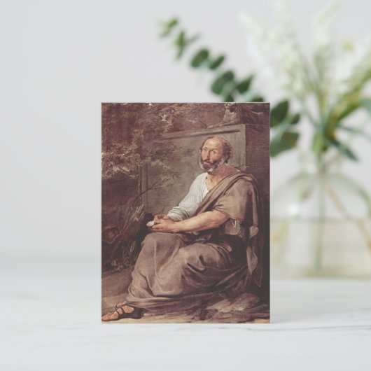 Francesco Hayez- Aristoteles Briefkaart (Staand voorkant)