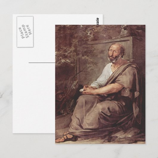 Francesco Hayez- Aristoteles Briefkaart (Voorkant / Achterkant)