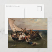 Francesco Hayez - Boot van Grieks Vluchters Briefk Briefkaart (Voorkant / Achterkant)