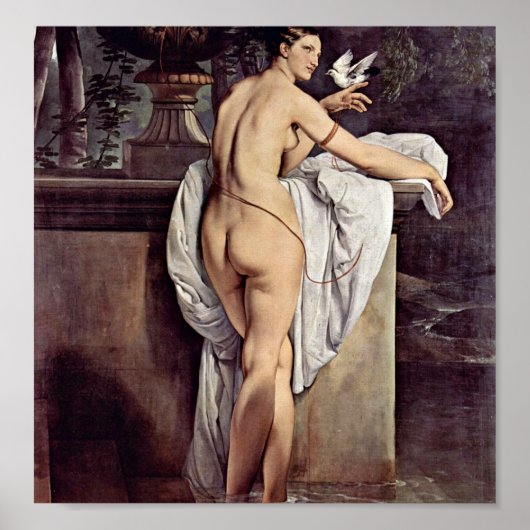 Francesco Hayez - Carlotta Chabert als Venus Poster (Voorkant)