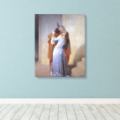 FRANCESCO HAYEZ - DE KUS (il Bacio) - 1859 - Canvas Afdruk (Insitu (Houten vloer))