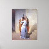 FRANCESCO HAYEZ - DE KUS (il Bacio) - 1859 - Canvas Afdruk (Voorkant)