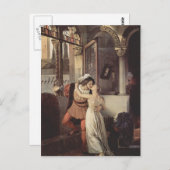 Francesco Hayez- De laatste kus van Romeo en Julia Briefkaart (Voorkant / Achterkant)