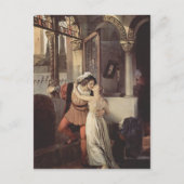 Francesco Hayez- De laatste kus van Romeo en Julia Briefkaart (Voorkant)