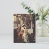 Francesco Hayez- De laatste kus van Romeo en Julia Briefkaart (Staand voorkant)